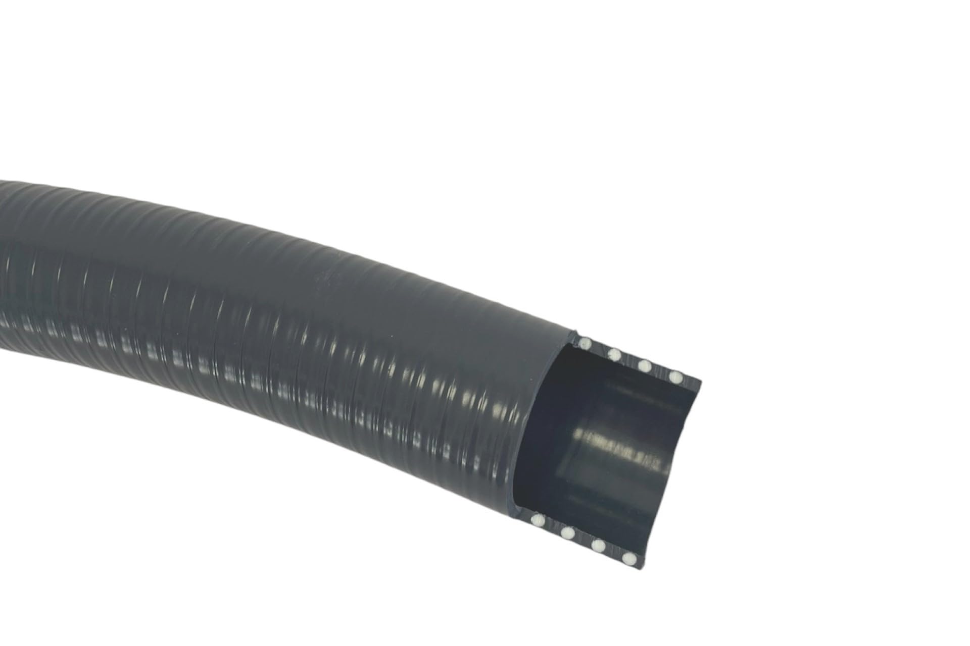 Wacredo PVC Klebeschlauch DA50-63mm Poolschlauch flex Rohr grau Rolle 25m