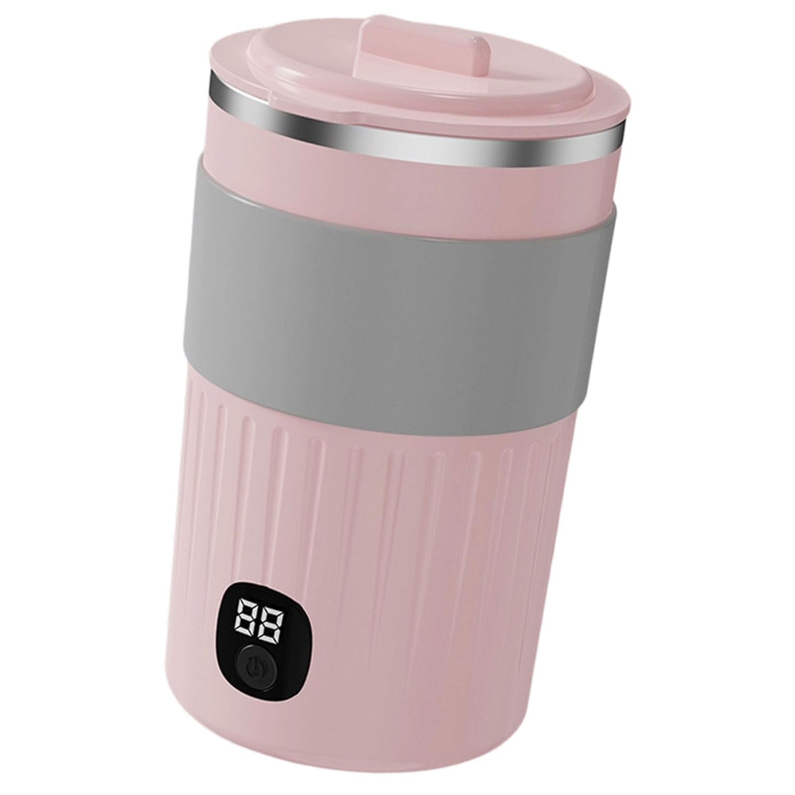 Ekoama Electric Coffee Automatic Stirring Cup With Magnetic Mixing Rechargeable Battery And Temperature Display For Hot Drink