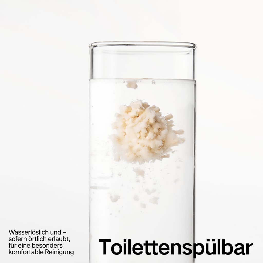 pidan Tofu Katzenstreu mit Bentonit 9,6 kg (4 Beutel) | Klumpstreu mit 70 % pflanzlichen Rohstoffen, staubarm, starke Geruchsbindung, geringe Streuverschleppung