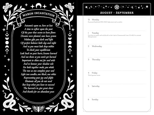 2026 Witch's Diary Planner Calendar: Northern Hemisphere: Reclaiming the magick of the old ways - Image 13