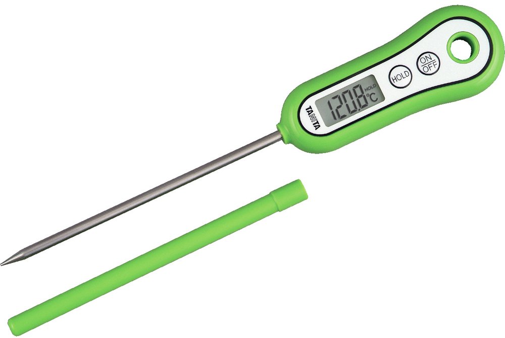 Amazon.co.jp: タニタ 温度計 料理 グリーン TT-533 GR スティック温度