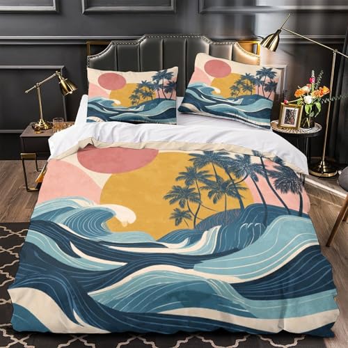 Housse de couette hypoallergique et anti-plis TrainRideNight - 2