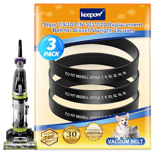 KEEPOW Style 7/9/10 P/N 3031120 Replacement Belt for Bissell Vacuum