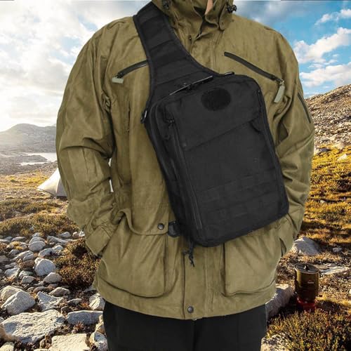 Sling Bag for Men - Waterproof Small Travel Backpack | Men Fashion for Adventure Fishing Biking Fitness Work Commuting Camping Sports Everyday Walking Riding2