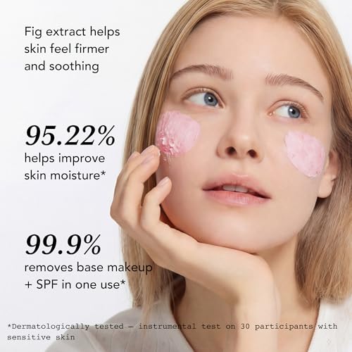 Image of Whipped Korean Skincare Face Wash, Doubles as a Face Mask, Fig Butter, Moisturizing Vegan Facial Cleanser for Dry Skin and Barrier Care with Ceramides, Niacinamide, Hyaluronic Acid