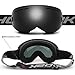 HONGDAK Ski Goggles Snowboard Snowmobile Men Women Anti Fog Polarized OTG Over Glasses Snow Sports Sunglass Snowboarding Jet Skiing Youth Kids