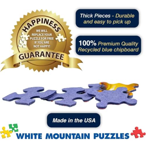 Rompecabezas White Mountain de 1000 piezas, Mapas de EE. UU. y Guías de viaje | Piezas grandes, regalo para adultos y familia, 24"x30" miniatura 5