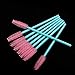 300 Pack Disposable Mascara Wands Eye Lash Brushes Eyelash Extension Tool Makeup Brush Kit, Blue/Pink
