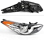 TBVECHI For 2011 2012 2013 Hyun-dai Elantra Halogen Headlight Headlamp Assembly 921013Y000 (Right Passenger Side)
