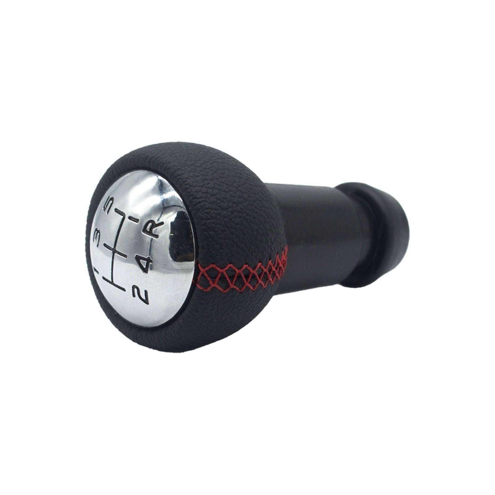 Aimazom Car Gear Shift Knob for Peugeot 307 406 407 5008 605 807 5 Speed Manual Gear Shift Knob Handle for Modification and Replacement(Red)
