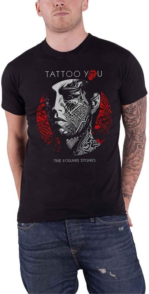 Amazon.com: Rolling Stones Men's Tattoo You Circle Slim Fit T