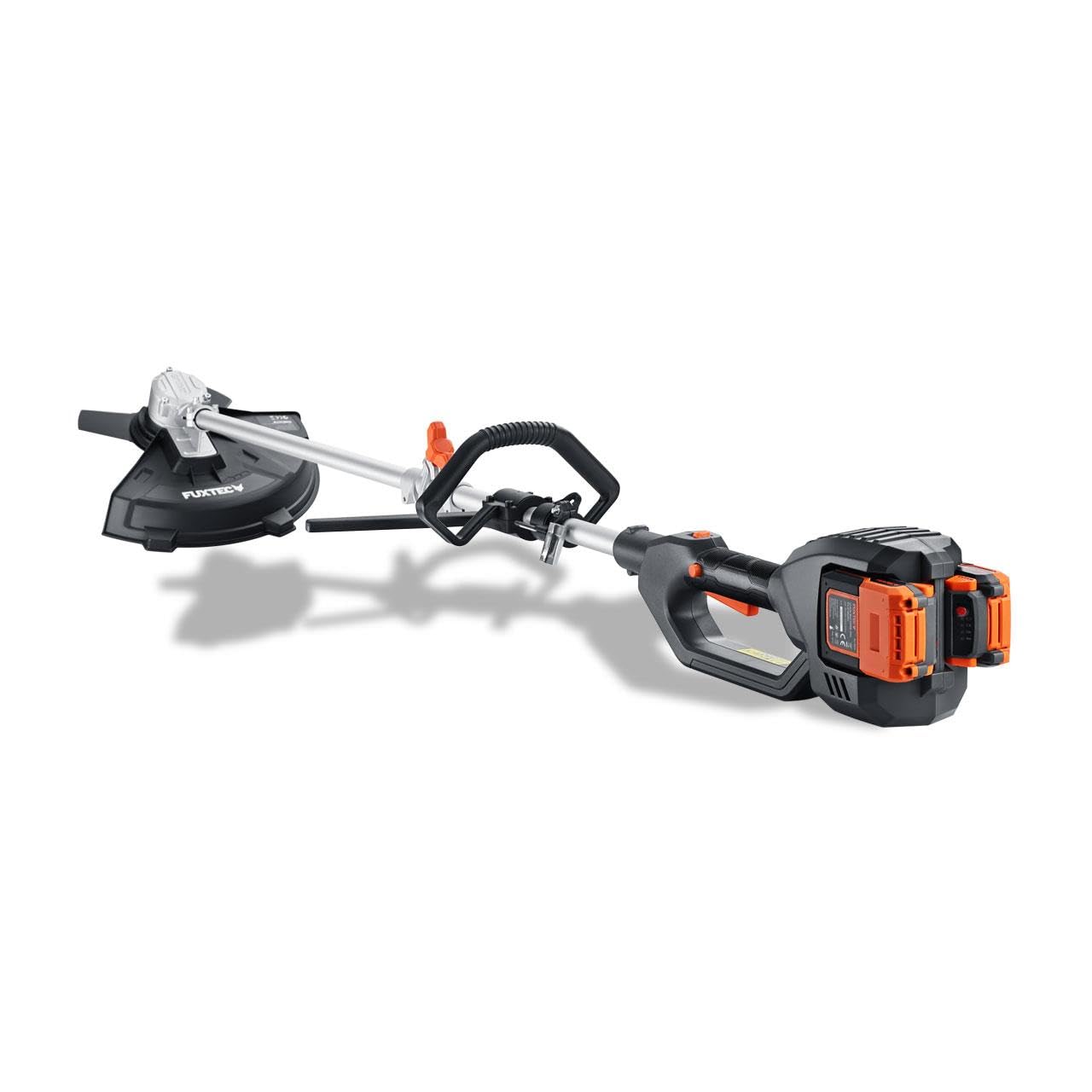 FUXTEC Débroussailleuse Batterie 2x20V FX-E2MSSET - avec Batteries Et Double Chargeur - Largeur De Coupe 25,5-35cm, Lame Et Fil, 10Kg, Jusqu'à 6000 TR/Min