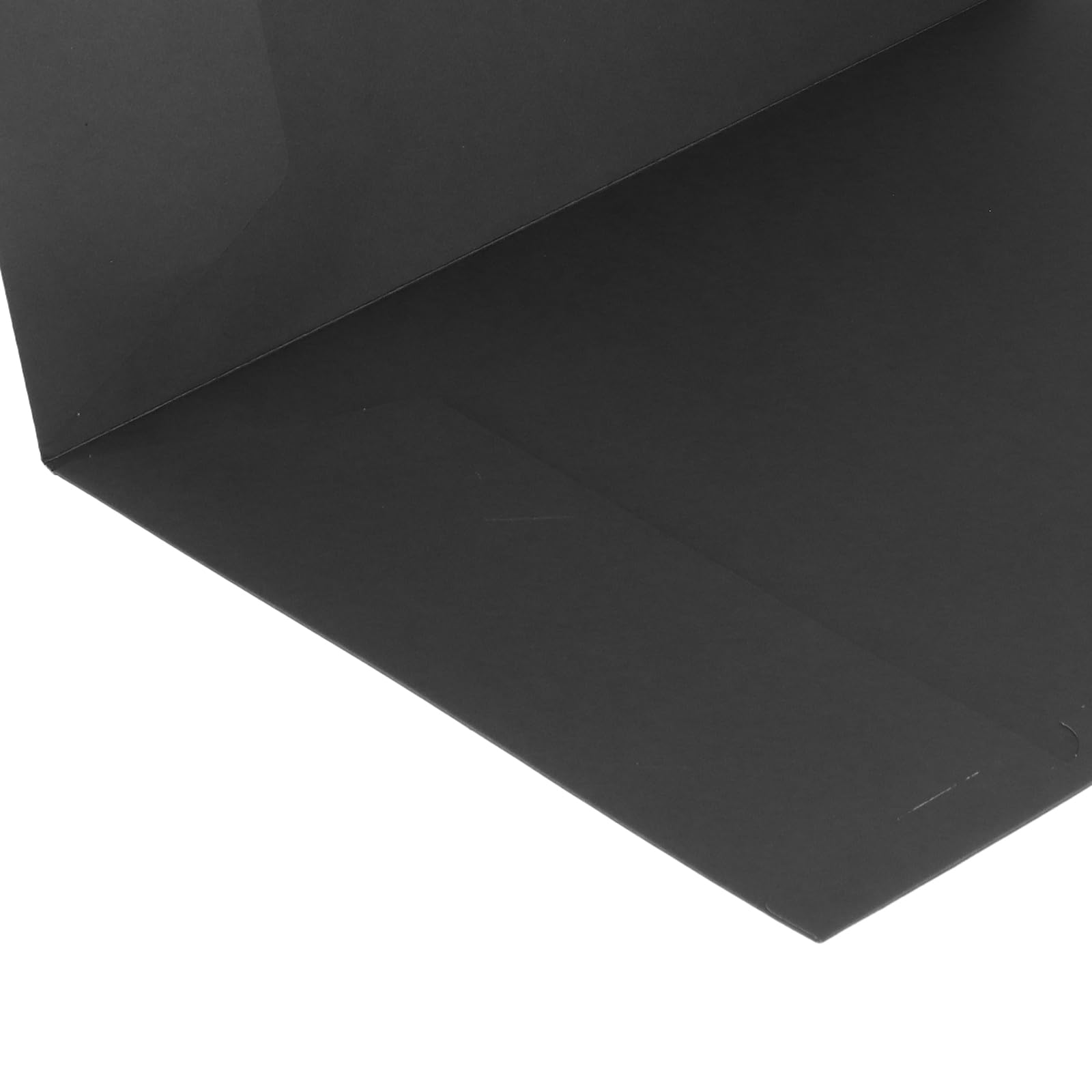 MAKTSAM 25 PCS A4 Pocket Folders with Business Card Slot, Black Square Cut File Organizer for Office Restaurant, Home - Image 3