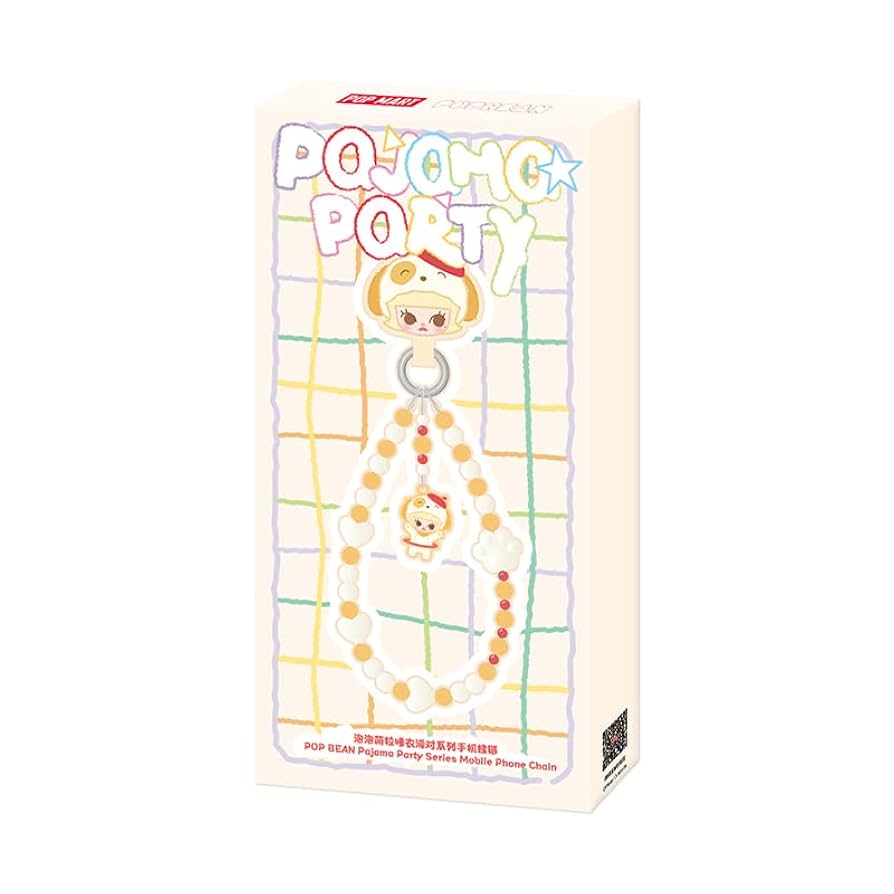 POPMART POPBEAN パジャマパーティーモバイルフォンチェーン POP BEAN Pajama Party mobile phone chain - POP MART (United