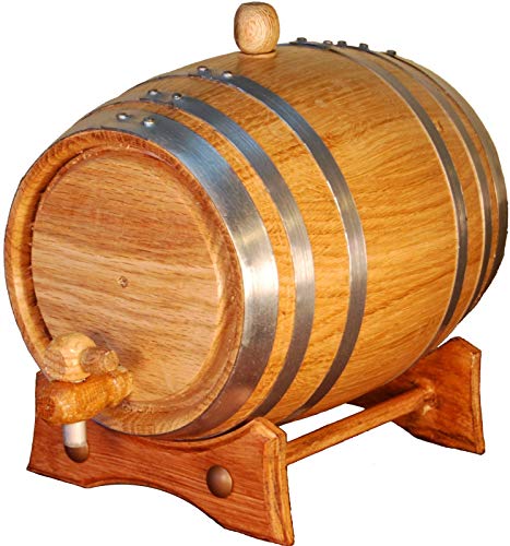 Barril artesanal de roble americano de 2 Litros. Kit de añejamiento