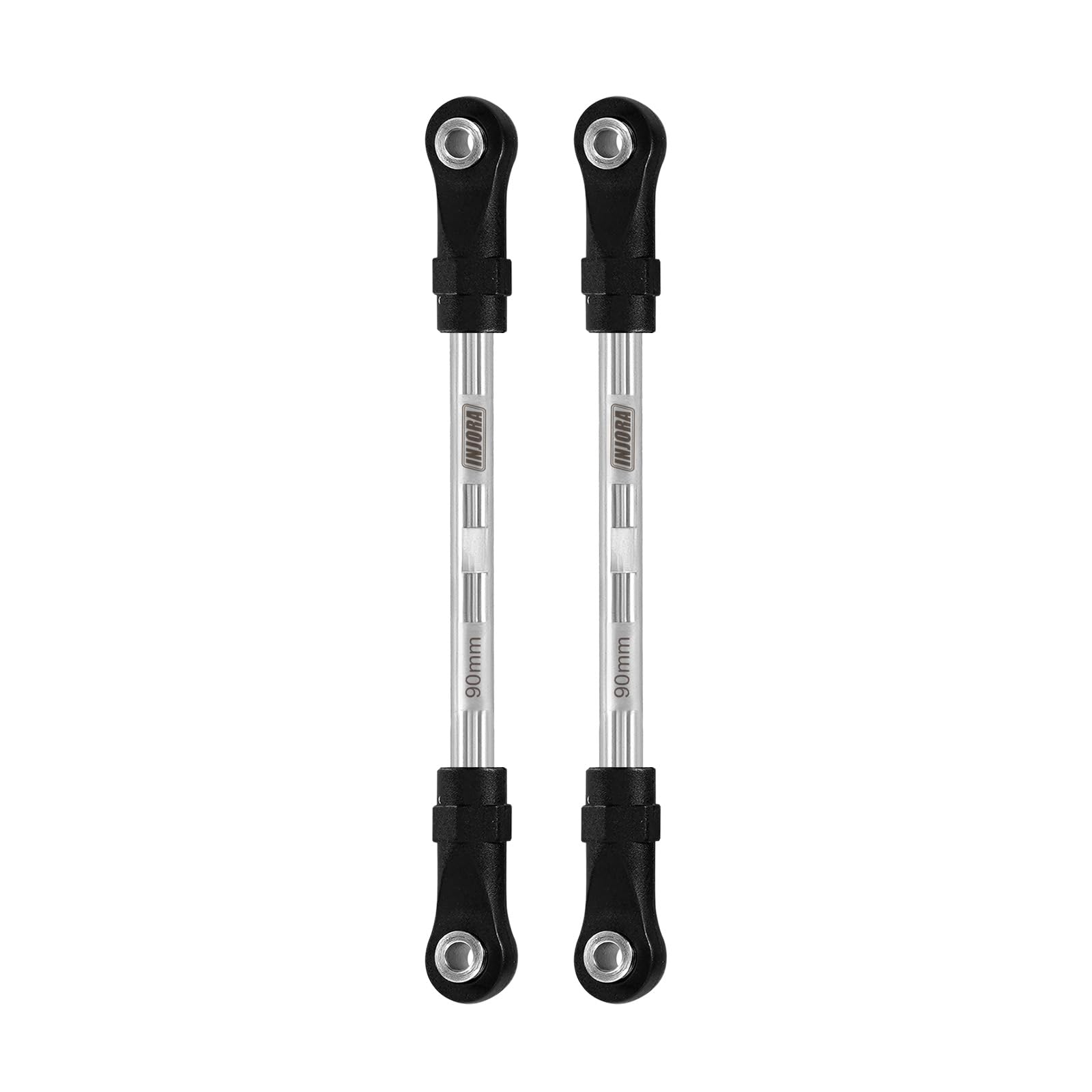 INJORA Stainless Steel Builders Links with Rod Ends for TRX4 SCX10 1/10 RC Crawler Car