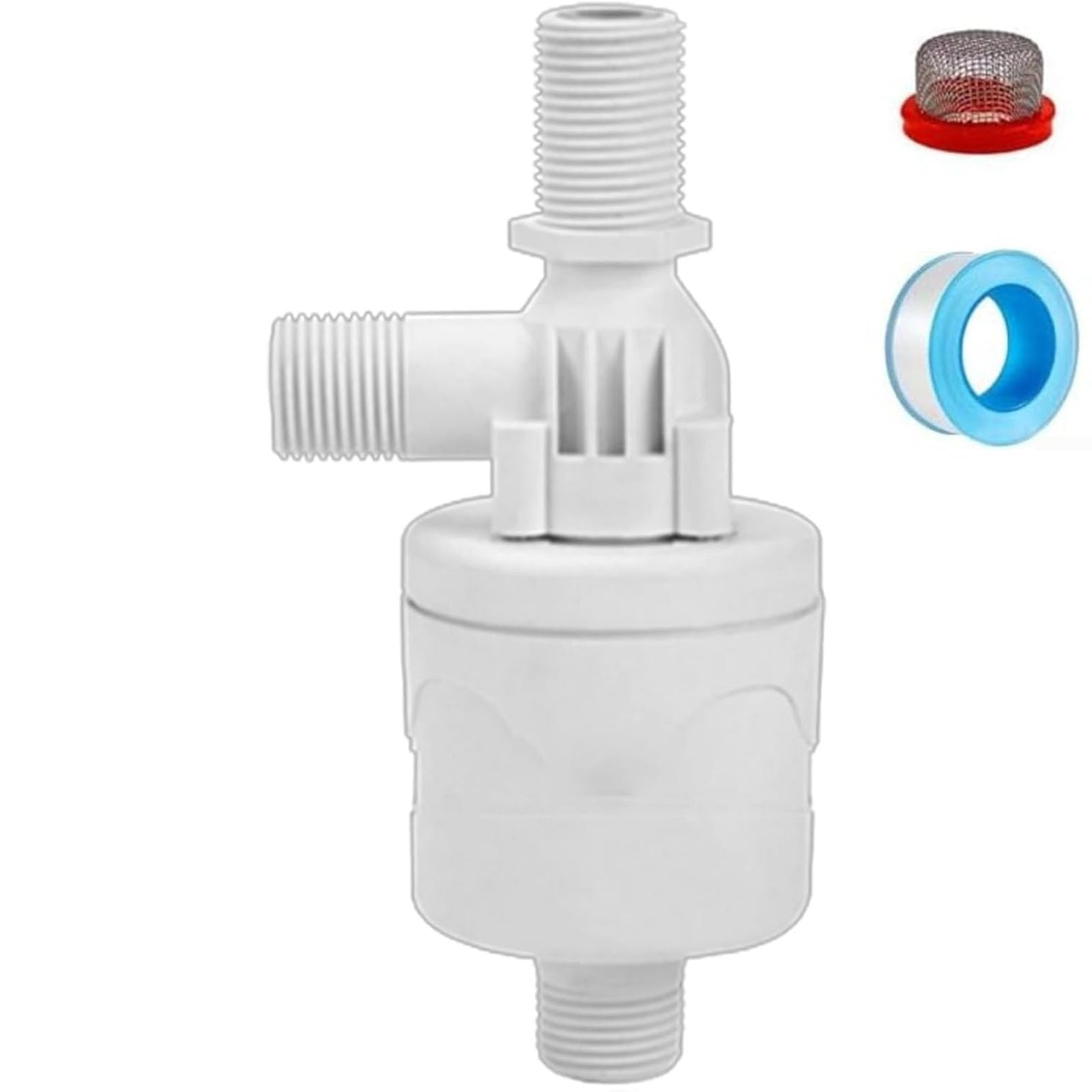 float valve 1/2 inch, automatic water level control valve for water tank, industrial water tower, and pool maintenance, durable water tank controller for home, utility and off-grid use, 1 piece