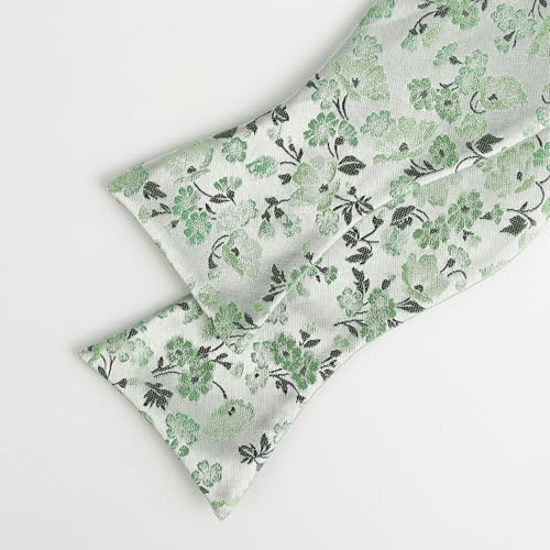 Image of Alizeal Mens 2pcs Floral Bow Tie Set