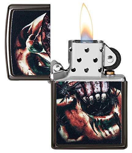 Zippo Villain Encendedor metálico plateado miniatura 3