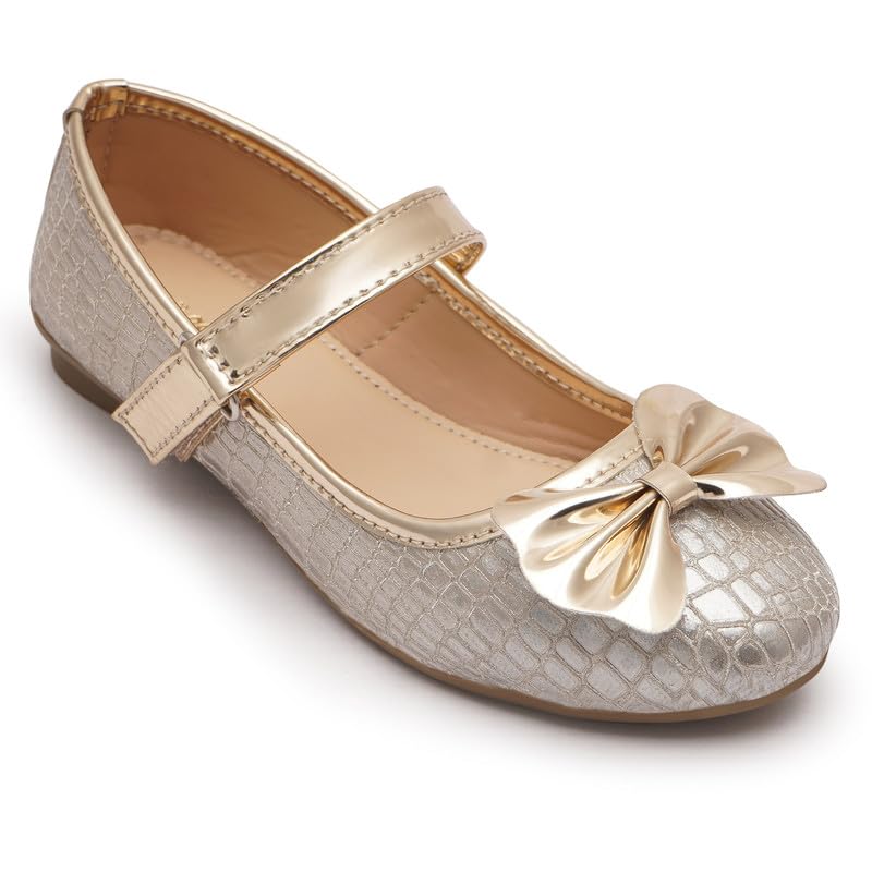 Image of BALLERINAS Kids - Footwear For Girls Comfortable Casual & Function | PU - Material |Design - BG5112| Closure- Velcro