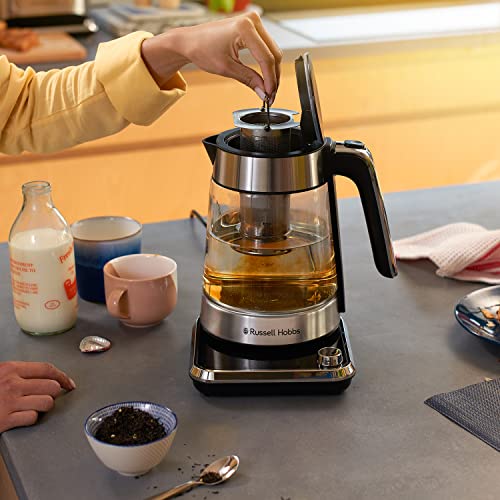 Russell-Hobbs-26200-Attentiv-Electric-Kettle-Variable-Temperature-40C-100C-with-Infuser-Basket-and-Touch-Screen-Controls-17-Litres-Stainless-Steel