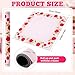 Hahafelt Mahjong Mat Neoprene Mahjongg Table Mat with Carrying Bag 33