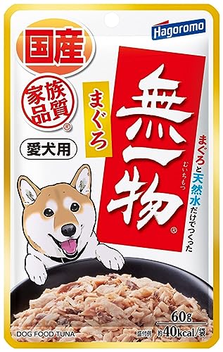 はごろも ドッグフード (国産) 愛犬用 無一物 パウチ まぐろ 60x12個...
