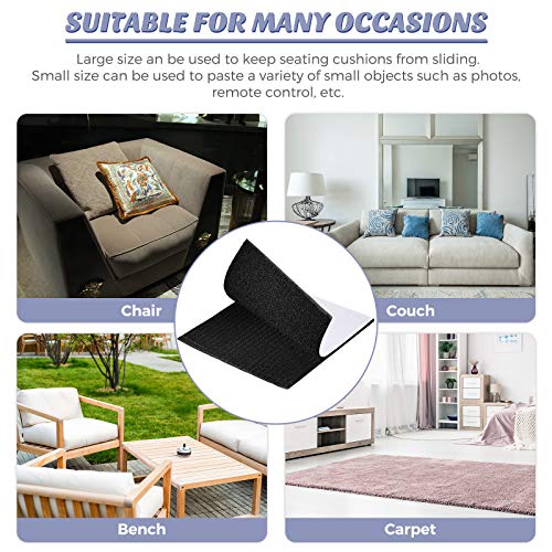 image for Chuangdi 24 Pieces Self Adhesive Non-Slip Cushion Pad for Couch, Keepi