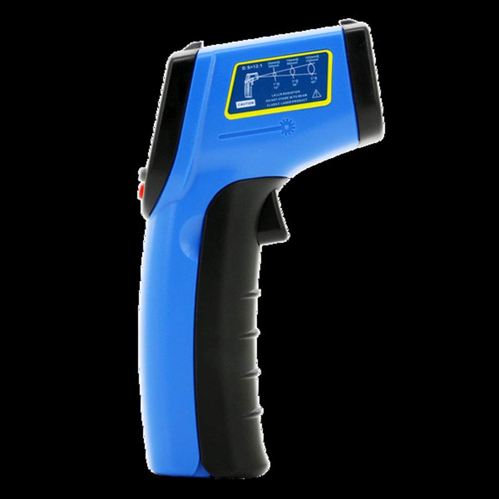 Termometr na podczerwień LCD, elektroniczny termometr, bezdotykowy, bez baterii, -50-530 ℃