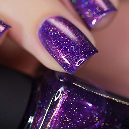 Image of ILNP High Voltage - Royal Purple Holographic Nail Polish