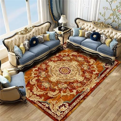 Tapis salle à manger et tapis de chambre ado rouge robuste