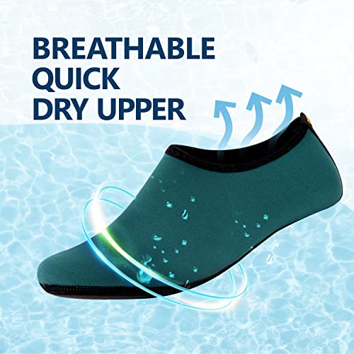 Image of JACKSHIBO Water Shoes for Women Men Quick-Dry Swim Shoes Beach Water Socks | Aqua, Swimming, Yoga, Surf, River, Lake, Kayak, Pool Socks, Cruise Essentials, Sport, Adult, Unisex, Cute, Barefoot, Vacation