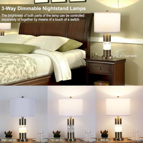 Save 40% on Serteaw Gold Touch Table Lamps with USB Charging - Image 6