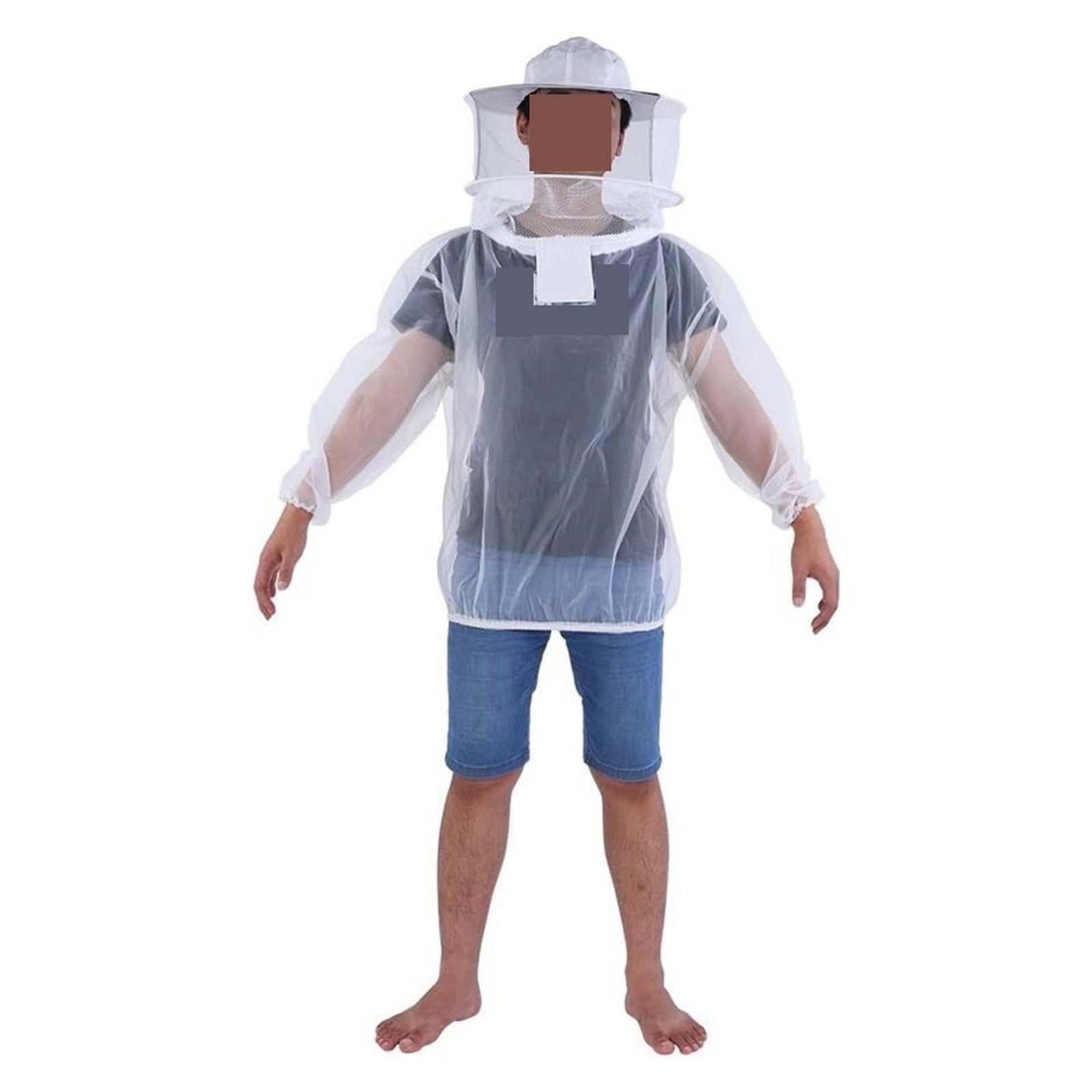 Professional Beekeeper Jacket Lightweight Breathable Beekeeping Protective Suit Equipment
