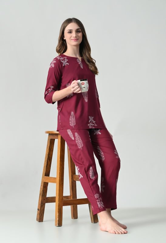 Image of Ichaa womens NIGHT SUIT SET