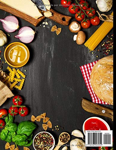 Miniatura 2 de Mis recetas favoritas Cuaderno de cocina l 100 recetas para rellenar l Un regalo ideal para un entusiasta de la cocina. (Spanish Edition)