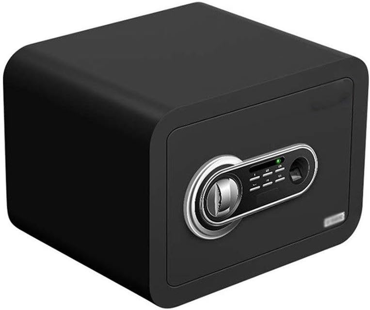 Digital Fingerprint Lock and Password Lock Biometric Safe, Black, Cabinet Safe, Suitable for Home Office Use