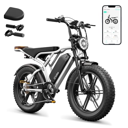 Image of TST Electric Bike for Adults, 48V 15Ah Battery, 1500W Peak Motor, Fat Tire | Dual Suspension ,7-speed Gears, 3 Working Modes, Powerful, LCD Display, Suitable for Commuters and Beginner Cyclists