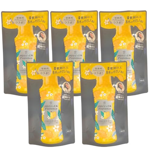【総量1825ml】 アロマ ジュエル シトラス & ヴァーベナ 詰替え 365ml 5袋セット まとめ買い 業務用 ビーズ 詰め替え