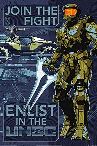 empireposter Poster Halo Infinite - Join The Fight - Games - Dimensions : 61 x 91,5 cm