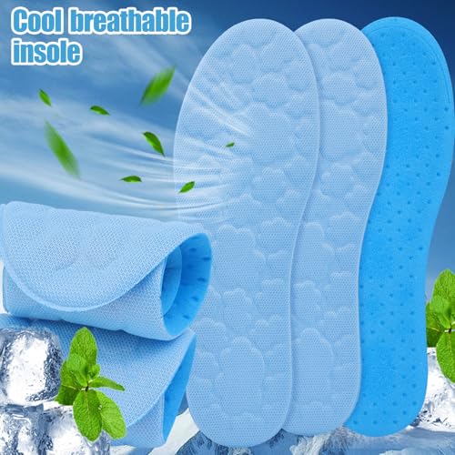 2 pares de plantillas frescas para pies, talla 45-46 miniatura 4