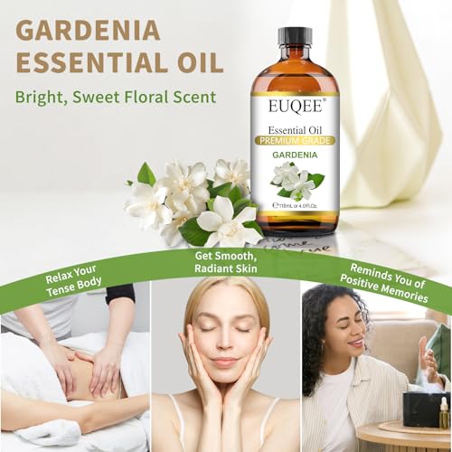 Aceite de Fragancia Vainilla Musk y Aceite Esencial Gardenia EUQEE 100ML miniatura 5