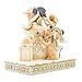 Enesco Disney Traditions by Jim Shore White Woodland Mickey and Friends Fab Four Figurine, 6 Inch, Multicolor