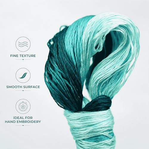 Image of MIINGGUXIUYI Mulberry Silk Floss Embroidery Thread Floss-Cross Stitch Threads China Silk Woven Jewelry Threads DIY Sewing Kits (94)