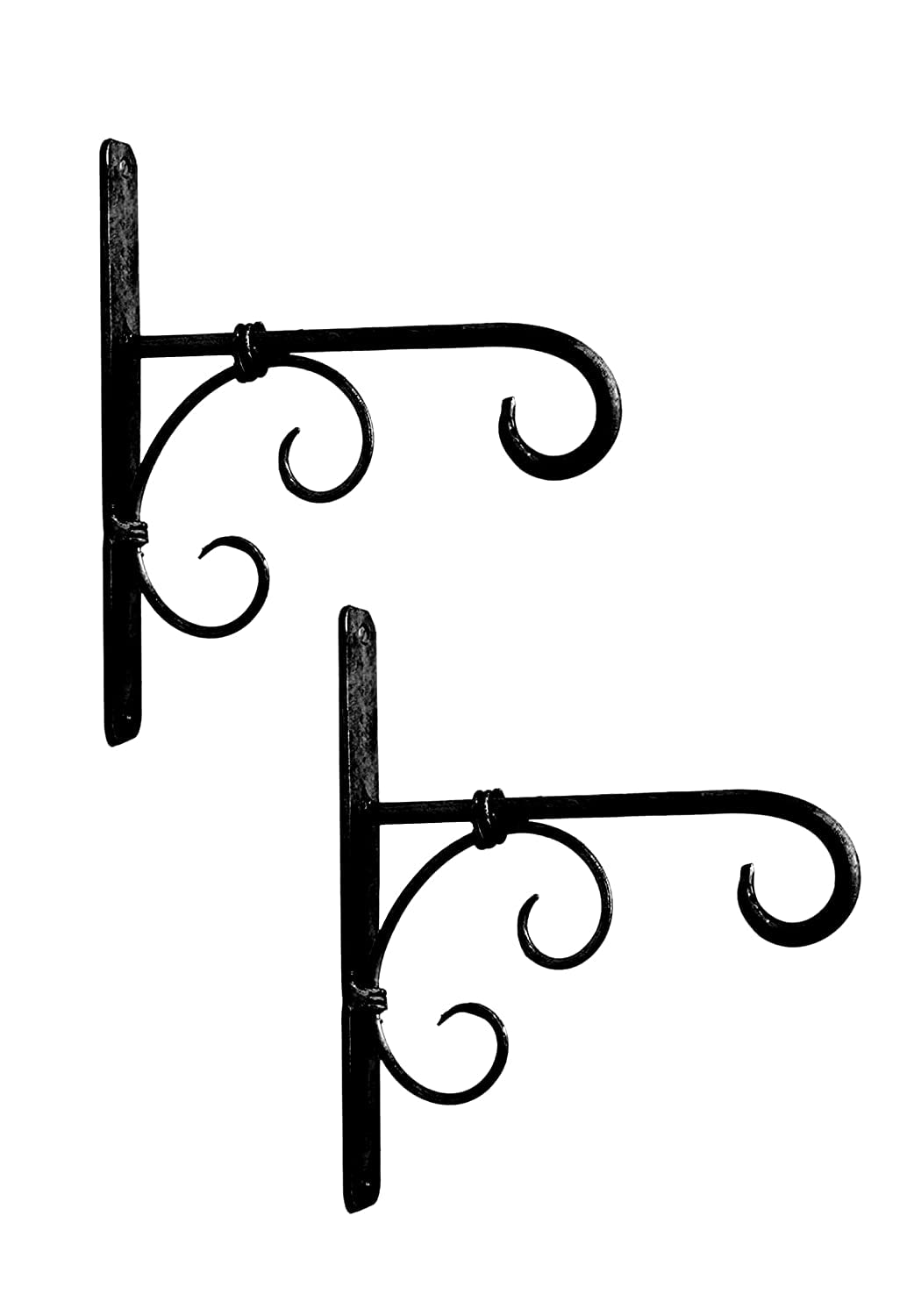 INTENSE ART Wall Hanging Plant Hook for Planters Lanterns Bird Feeders Wind Chimes Hanging Baskets Ornaments String Lights Indoor Outdoor Balcony Set of 2 (Black) (B0BMCS8JGF) Amazon Price History, Amazon Price Tracker
