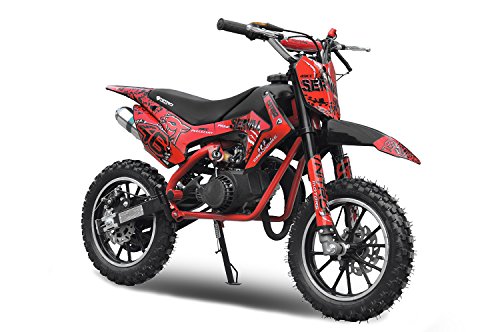 Dirtbike Serval 49 cc Cross Bike Pocket Bike Pocket quad Drossel Vélo Enfant Véhicule Cover