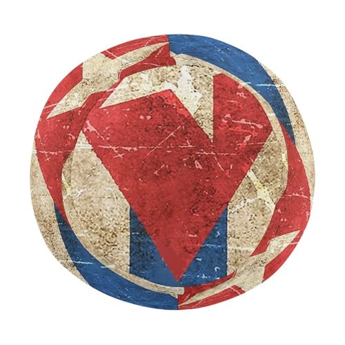 Vintage Aged and Scratched Cuban FlagChildren's Bucket Hat for Boys and Girls, Breathable Summer Beach Hat54cm4