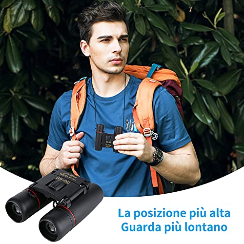 Binocolo per Adulti Bambini 30 X 60 Pieghevole