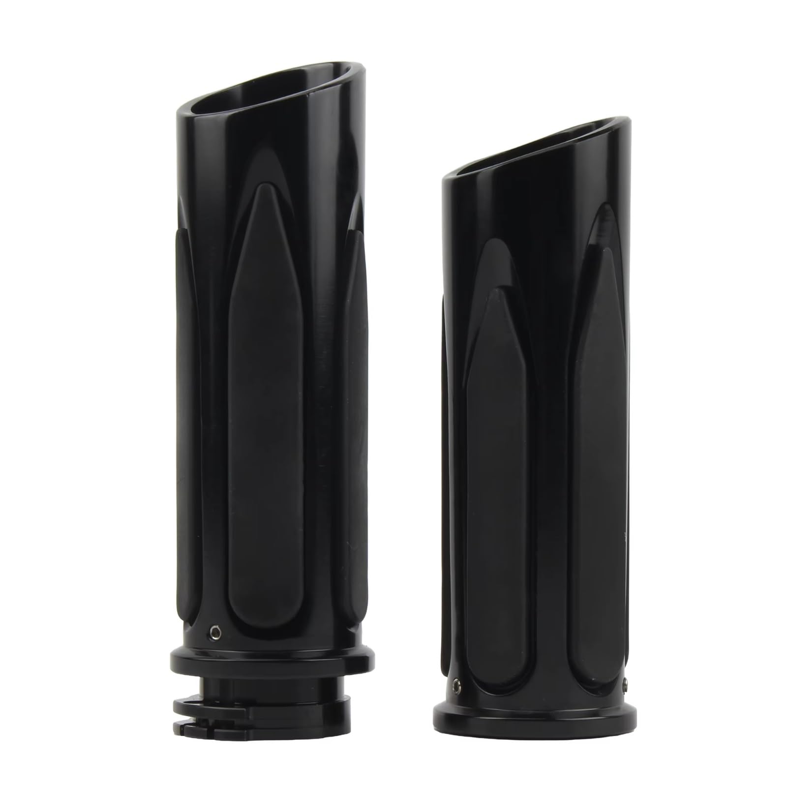 Fundas Manillar Moto Puños Extremo Barra Funda Antivibración Para Dyna Fundas manillar moto | Cubiertas manillar motocicleta 25mm empuñaduras de mano, puños extremo barra funda antivibración(A 2PC)