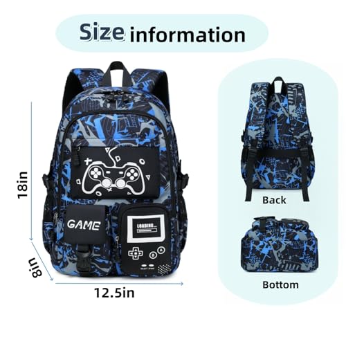 Image of mezhsa School Boys Backpack kids bookbag for Children Elementary Middle Durable Waterproof bags